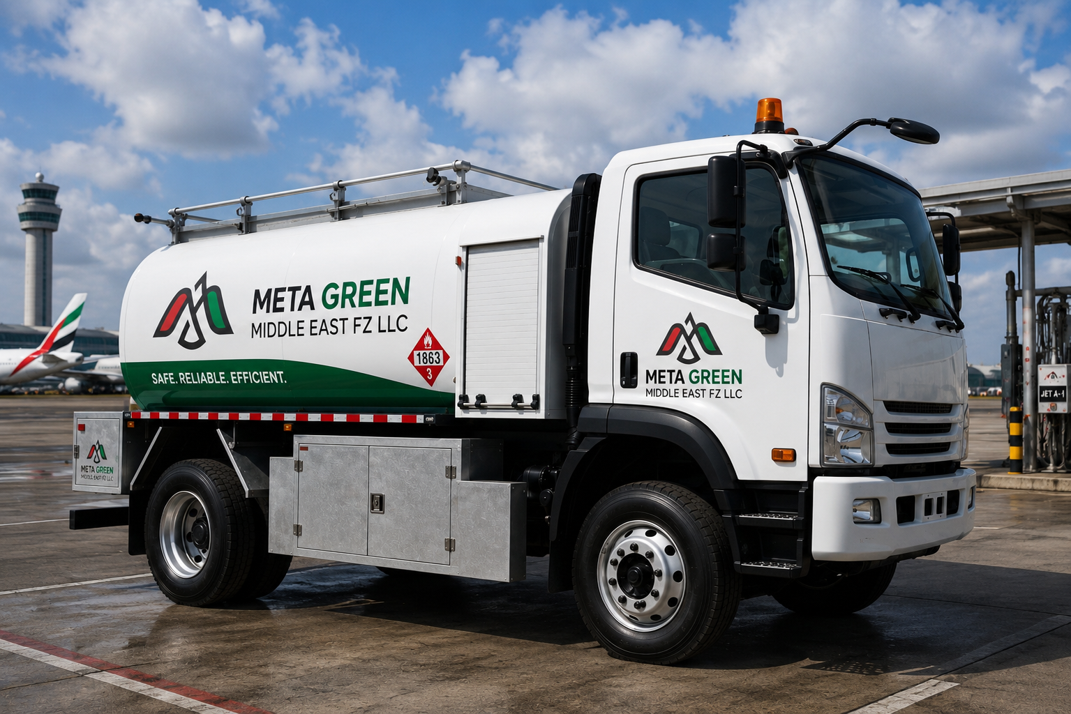 Meta Green aircraft refueller mobile fuel station