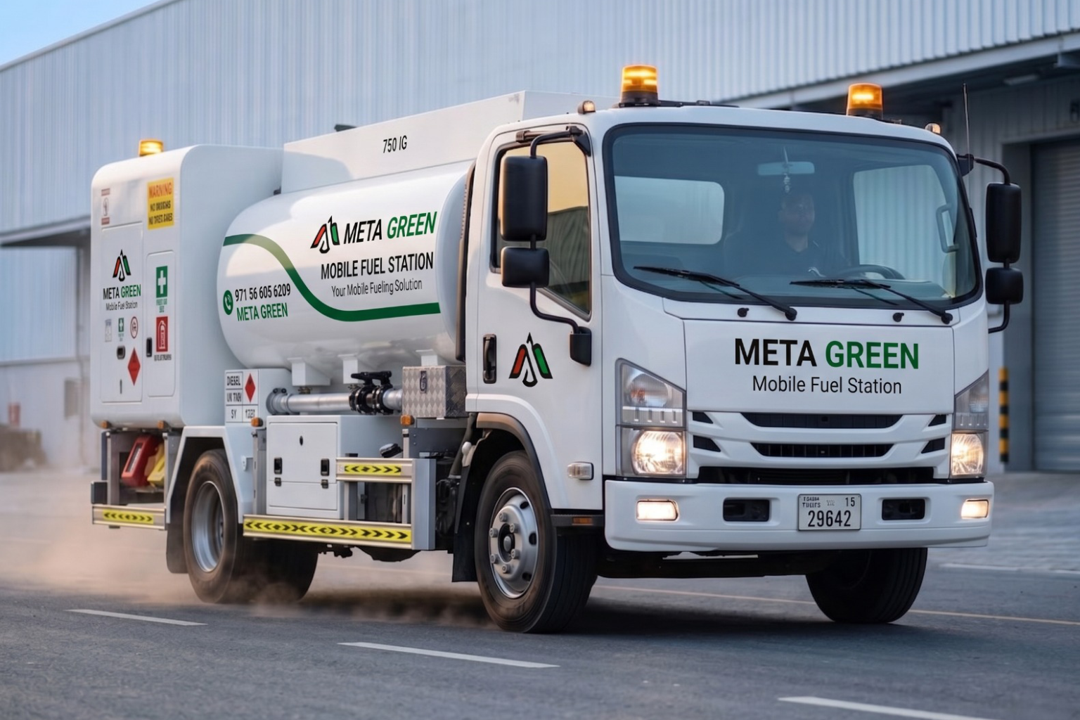 Meta Green mobile fuel station unit