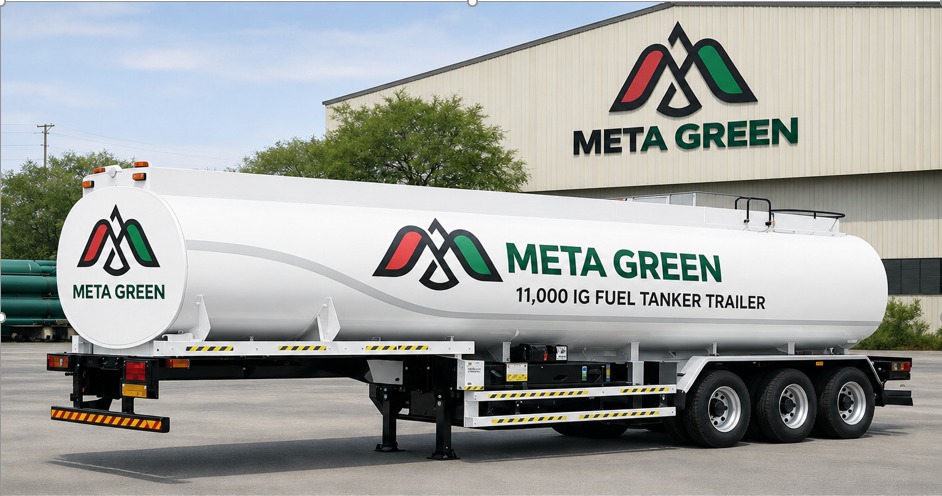 Meta Green fuel tanker trailer